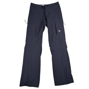 Mountain Hardwear Womens 2 Convertible Hiking Pants Gray Zip Off Cargo OL2545